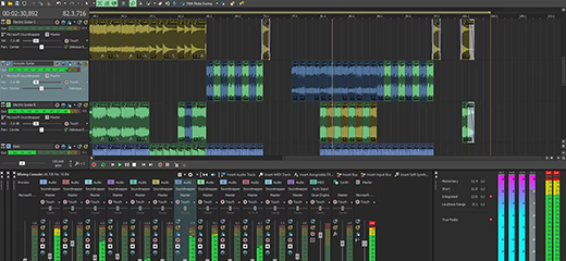 音楽制作ソフト「ACID Pro 11」イメージ