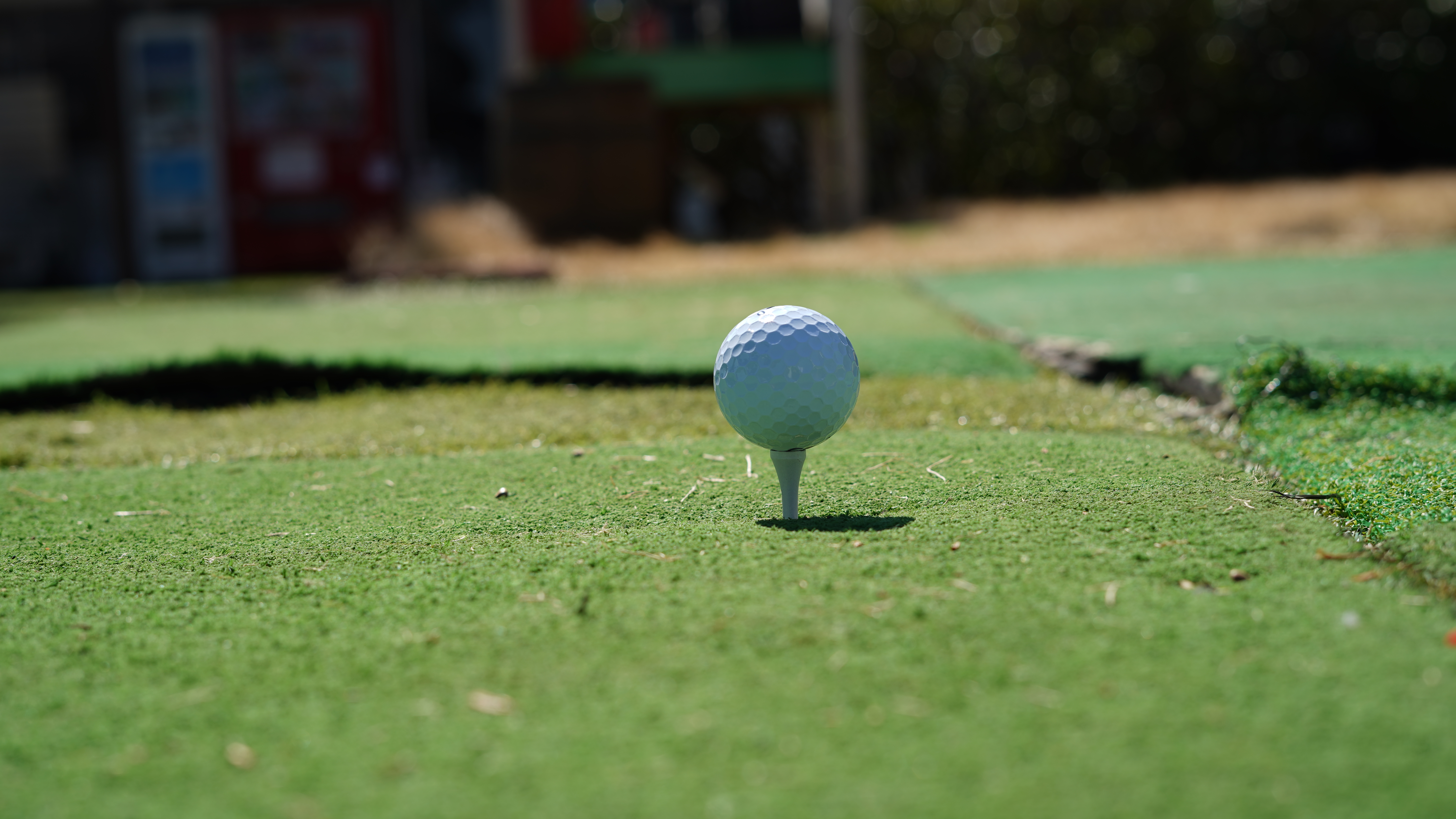 ティーを低めに