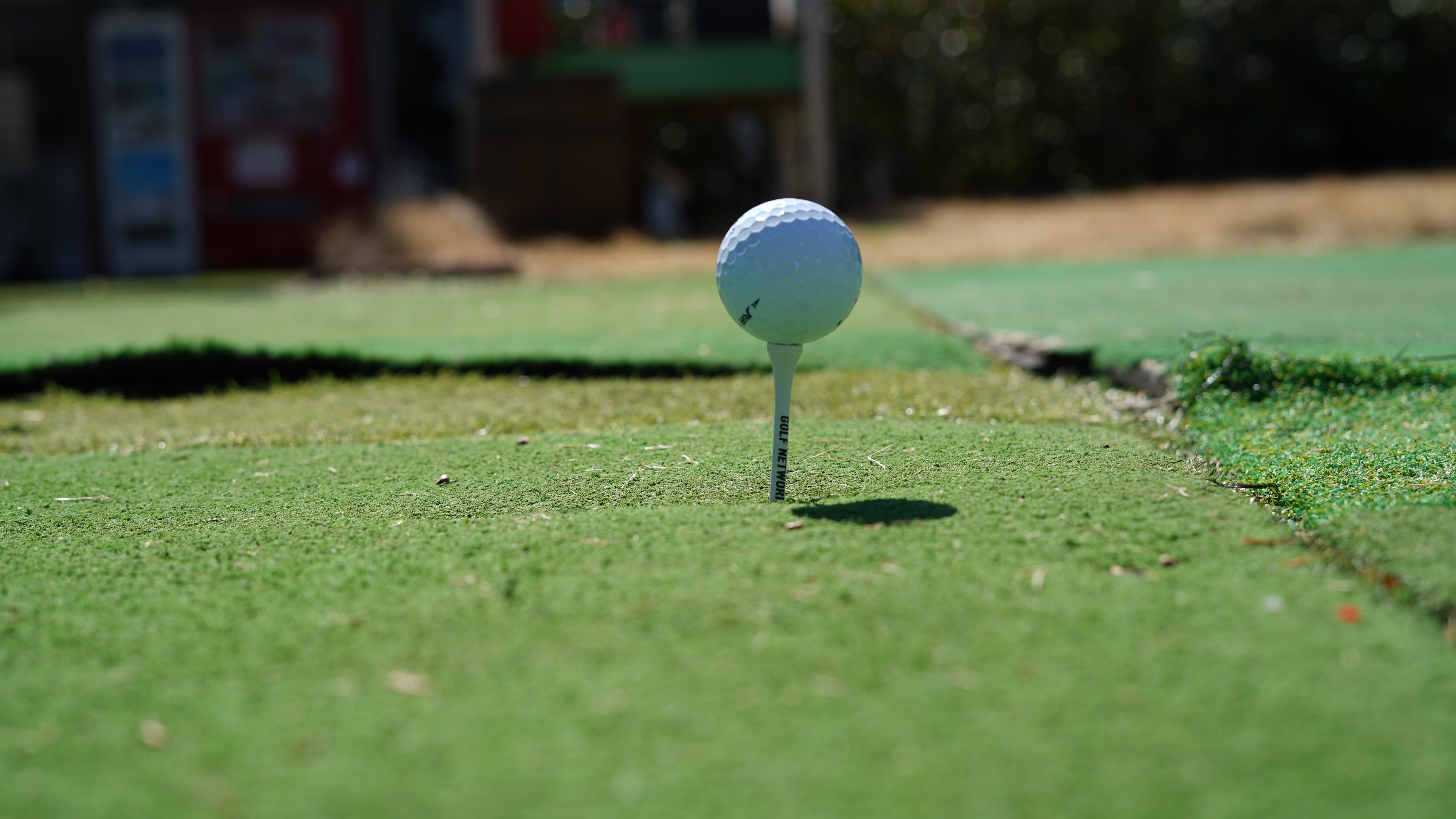 ティーを高めに