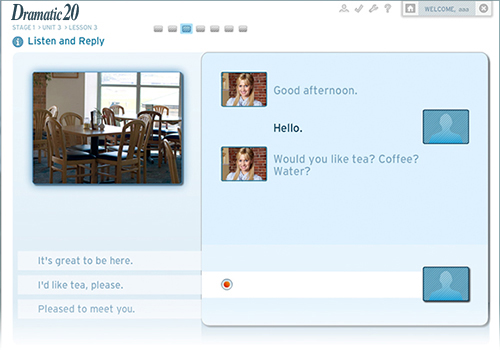 ロールプレイ形式で会話レッスン