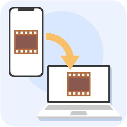 パソコンに送信