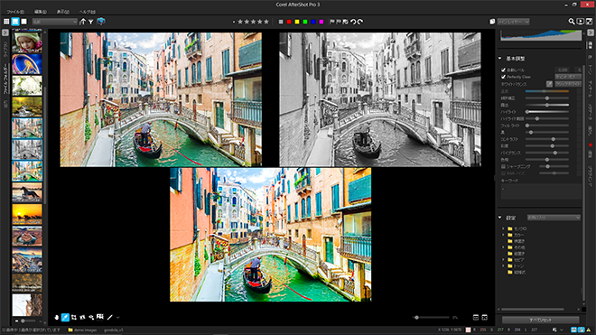 プロの写真家も利用する写真編集ソフト