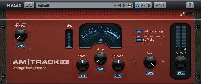 am|track SEの製品画面