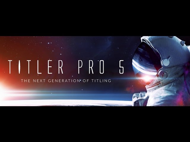NewBlue Titler Pro 5