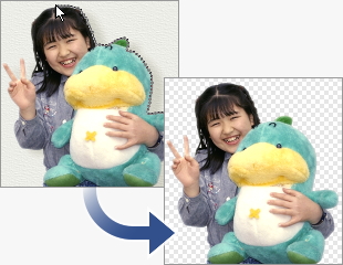 マウスでなぞるだけ