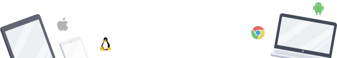 多くのOS、ブラウザに対応