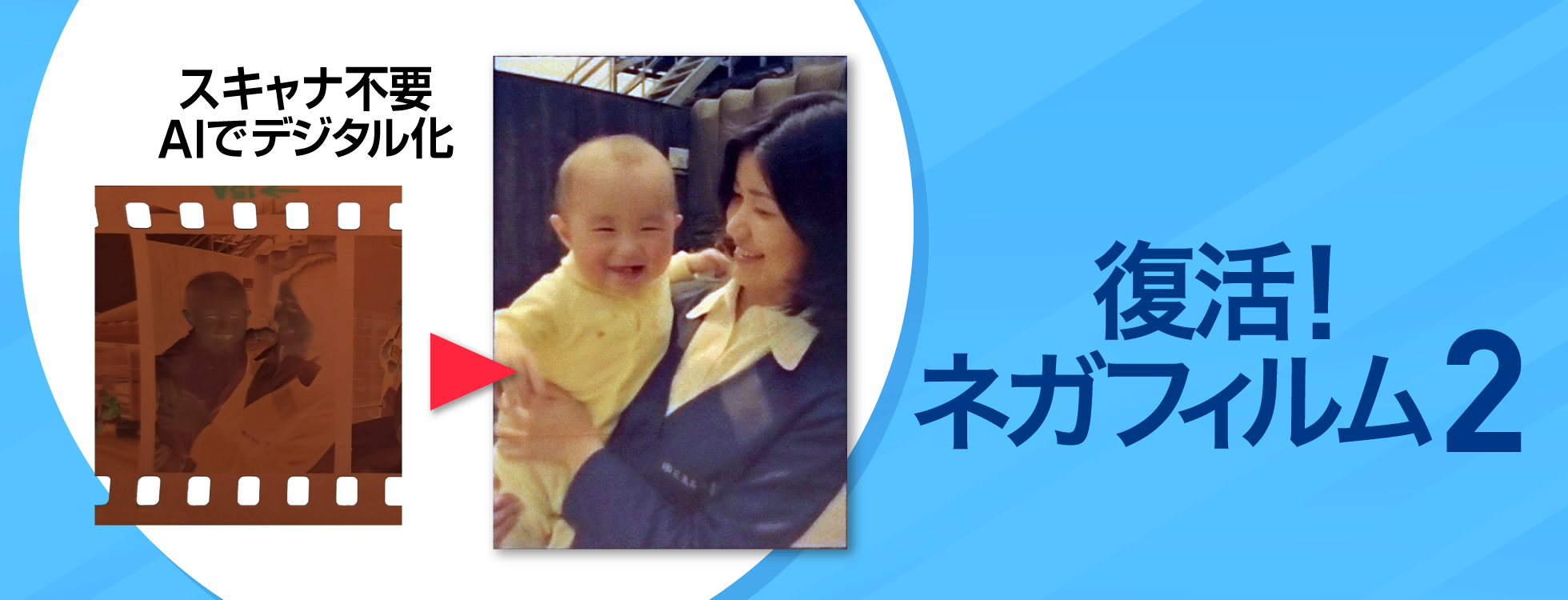 AIで簡単デジタル化「復活！ネガフィルム 2」/ スキャナも不要