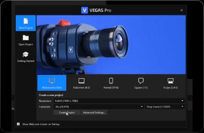 新しい [ようこそ] 画面
