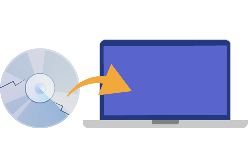 壊れていても、強制コピー