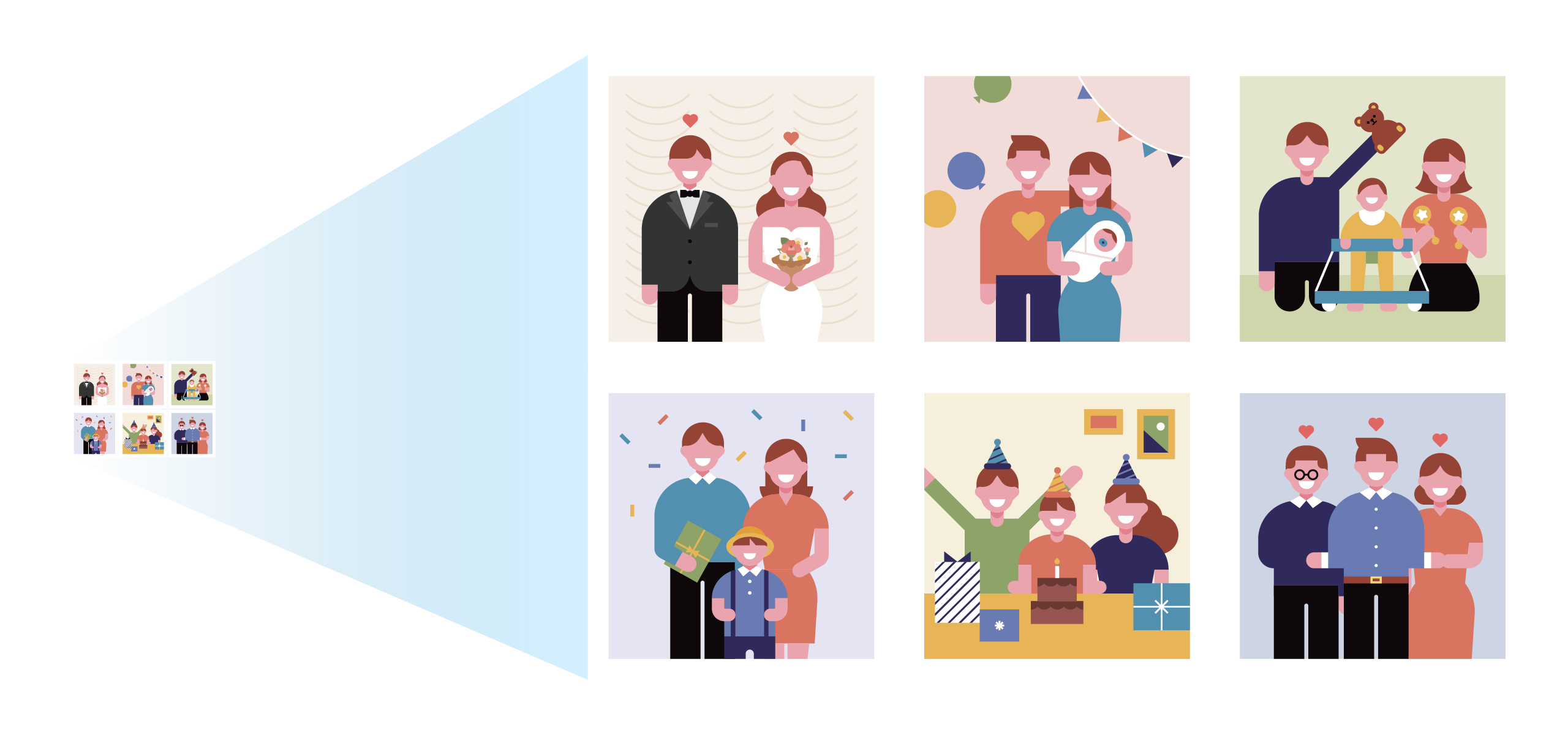 たくさんの画像も、まとめて一括拡大