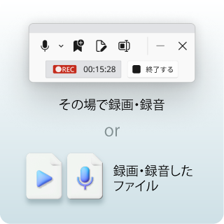音声を準備