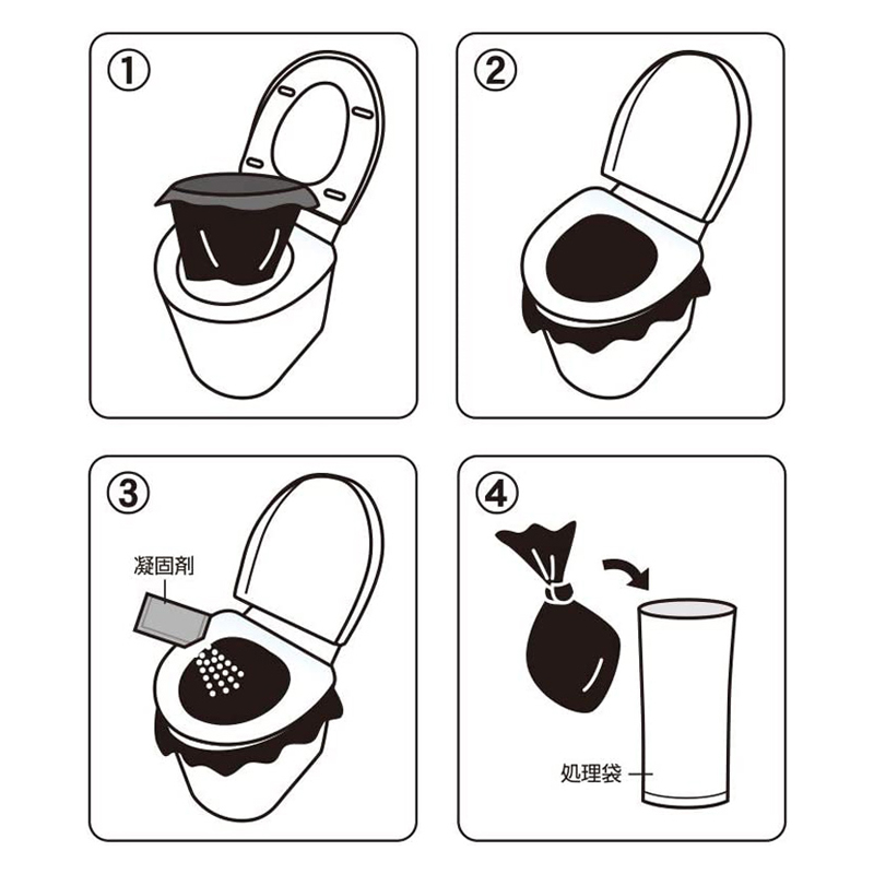 備えて安心水なしですばやく固めてニオイをとじ込める