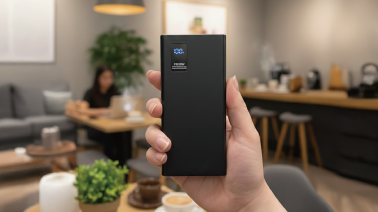 持ち運びしやすいスリムで軽量なモデル