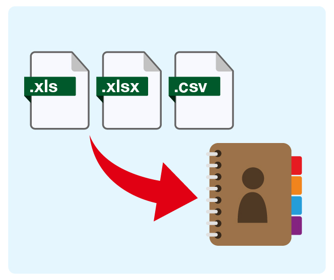 住所録データの取り込み