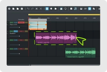 必要なすべてのトラック