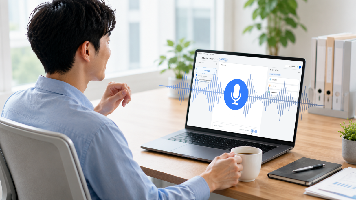 音声入力で、タイピングいらず