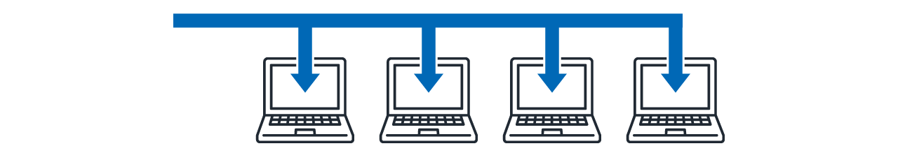 1つの共通シリアルキーで、複数台を使える